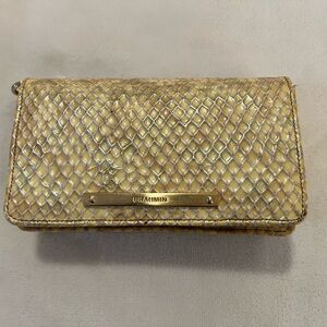 💚 Brahmin snake-embossed genuine leather Wristlet Wallet🩷